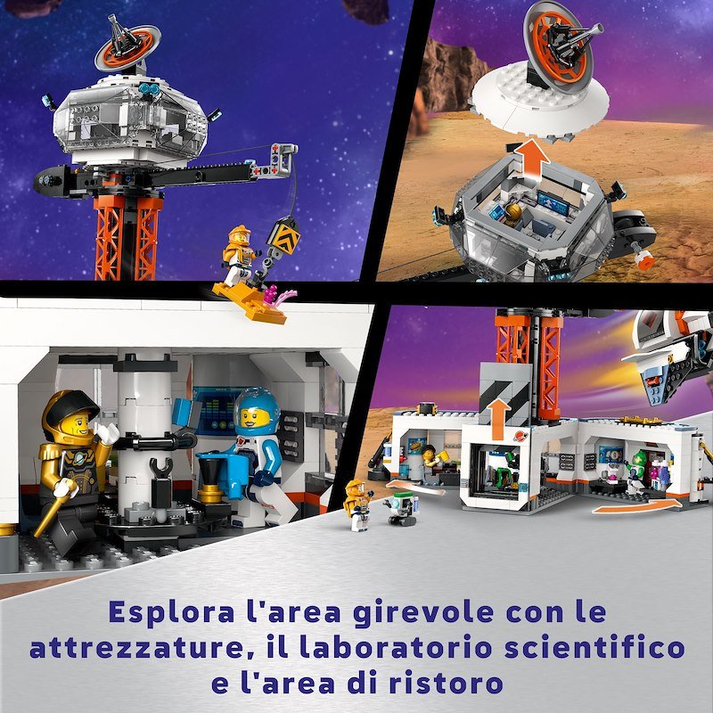 Lego City Base spaziale e piattaforma di lancio 60434