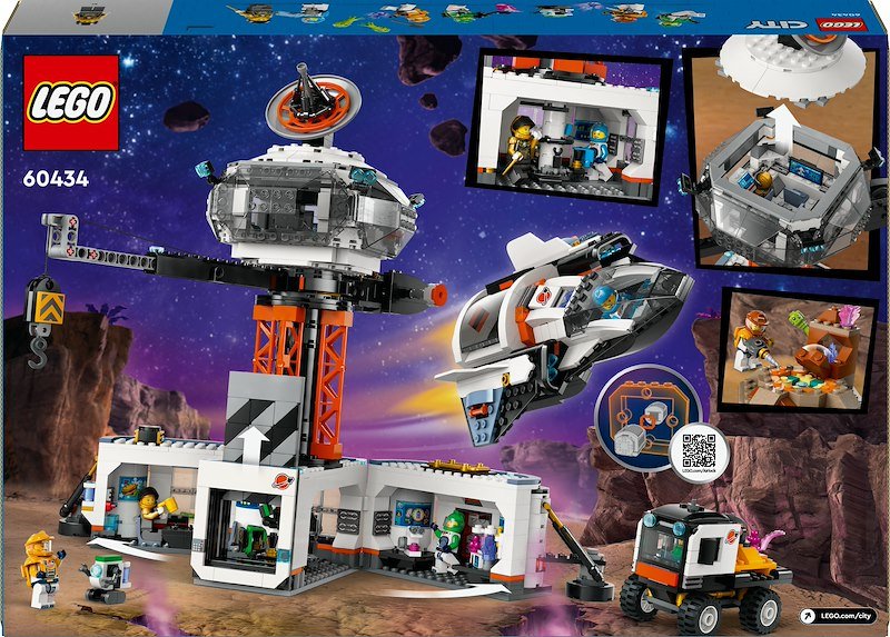 Lego City Base spaziale e piattaforma di lancio 60434