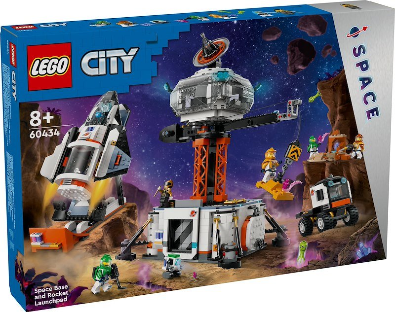 Lego City Base spaziale e piattaforma di lancio 60434