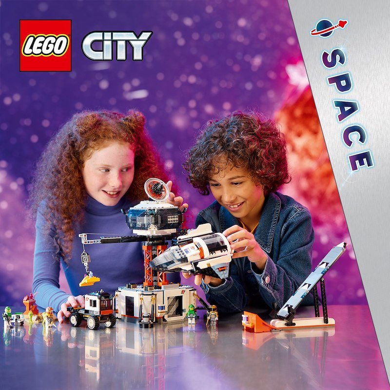 Lego City Base spaziale e piattaforma di lancio 60434