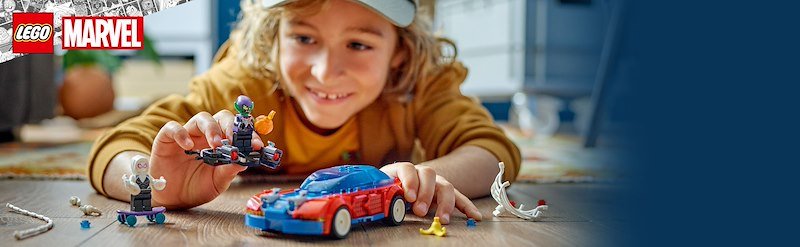 Lego® Marvel Auto da corsa di Spider-Man e Venom Goblin 76279