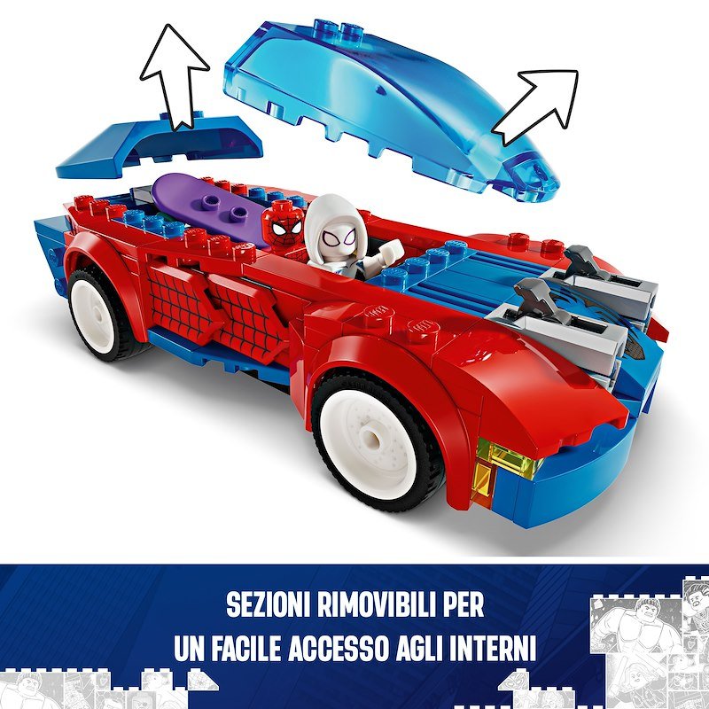Lego® Marvel Auto da corsa di Spider-Man e Venom Goblin 76279