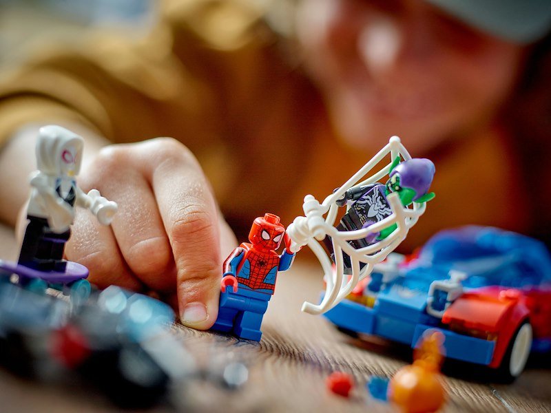 Lego® Marvel Auto da corsa di Spider-Man e Venom Goblin 76279