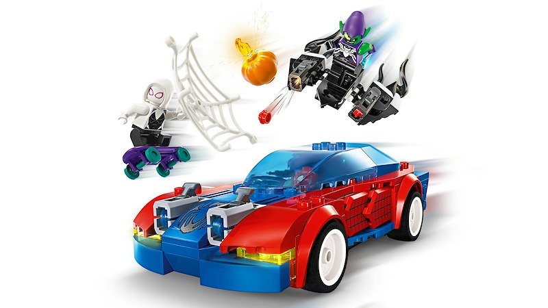 Lego® Marvel Auto da corsa di Spider-Man e Venom Goblin 76279