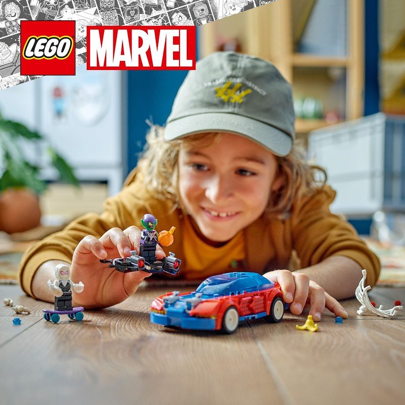 Lego® Marvel Auto da corsa di Spider-Man e Venom Goblin 76279