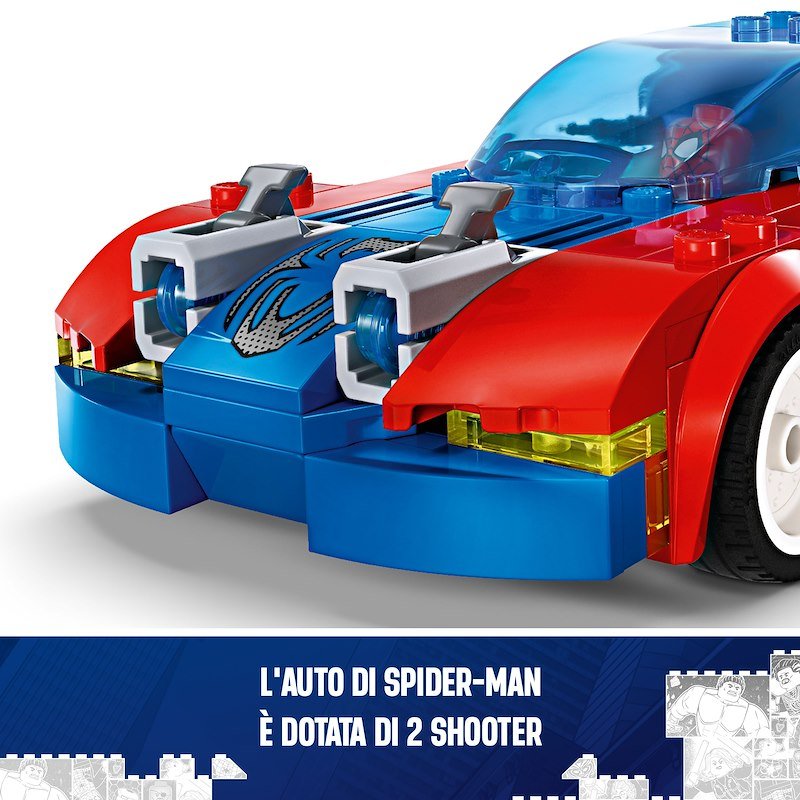 Lego® Marvel Auto da corsa di Spider-Man e Venom Goblin 76279