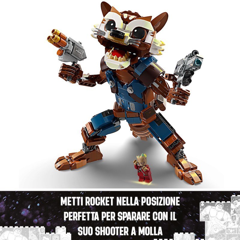 Lego® Rocket e Baby Groot - 76282