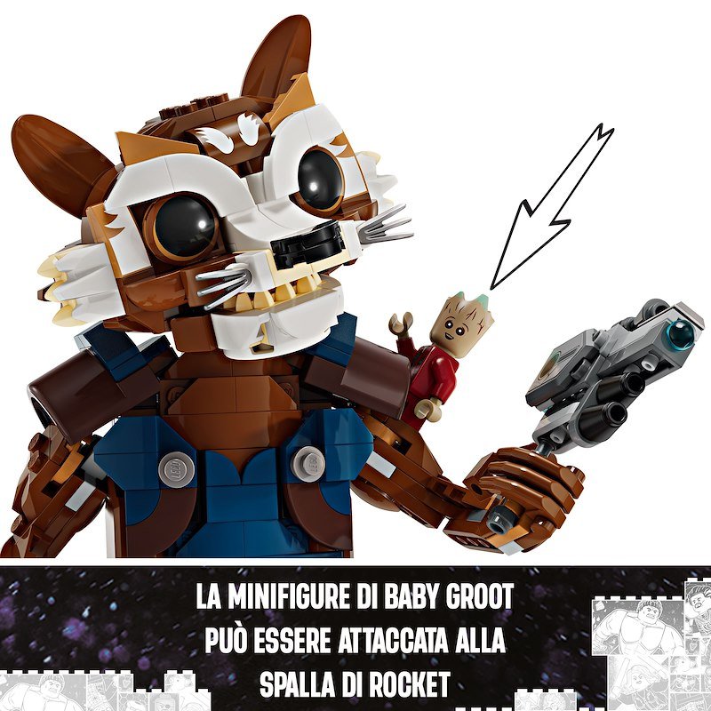 Lego® Rocket e Baby Groot - 76282