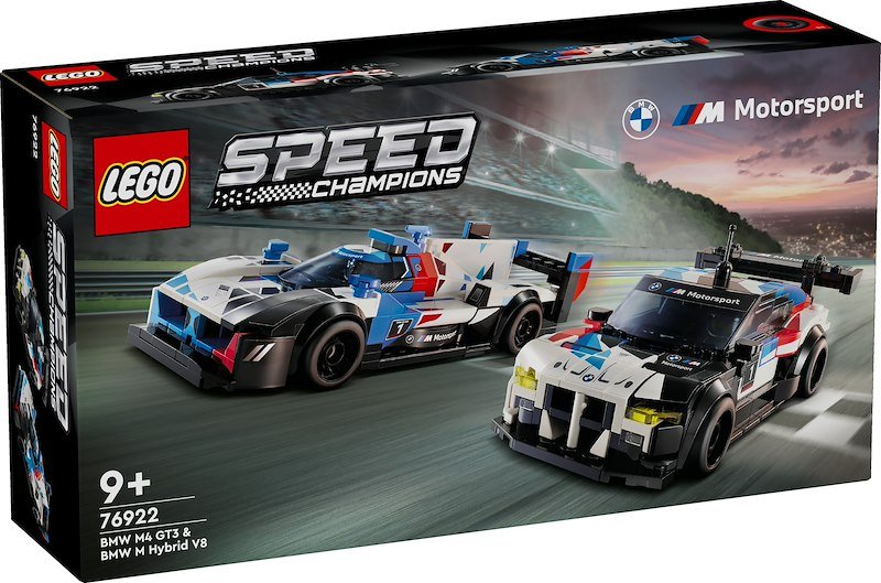 Lego Auto da corsa BMW M4 GT3 e BMW M Hybrid V8 76922