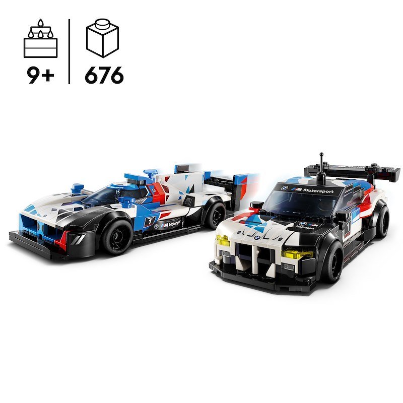 Lego Auto da corsa BMW M4 GT3 e BMW M Hybrid V8 76922