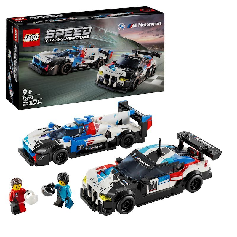 Lego Auto da corsa BMW M4 GT3 e BMW M Hybrid V8 76922