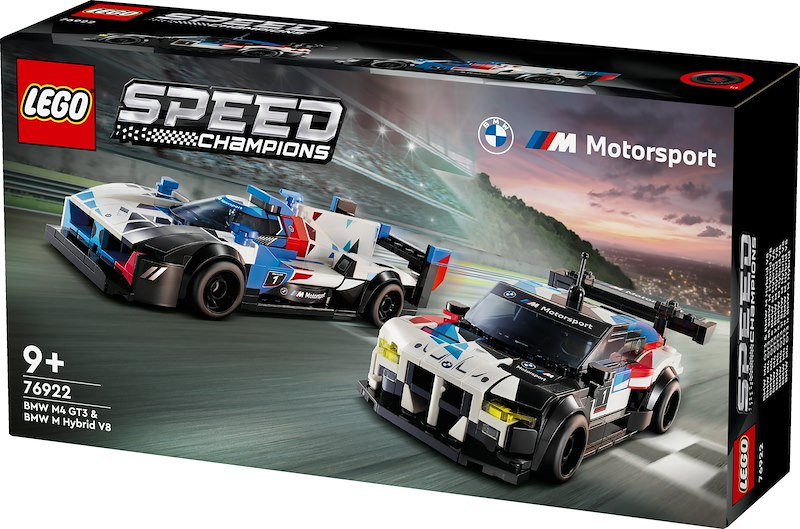 Lego Auto da corsa BMW M4 GT3 e BMW M Hybrid V8 76922
