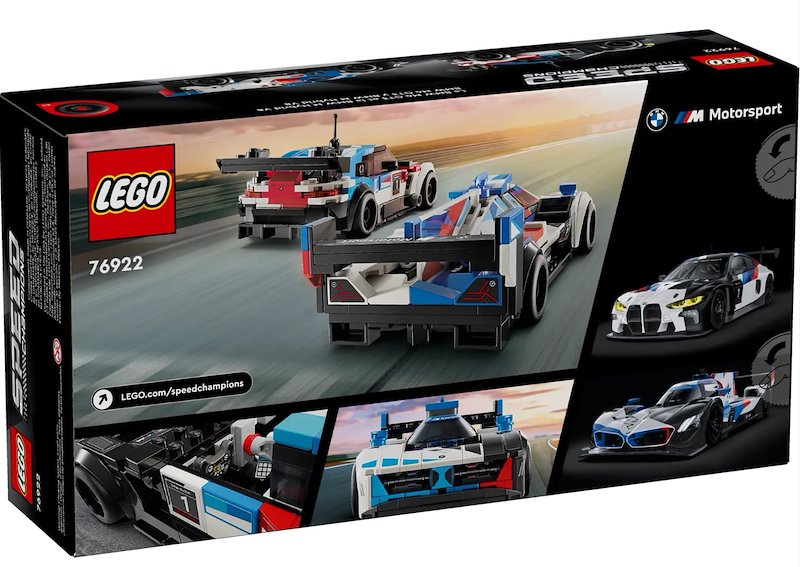 Lego Auto da corsa BMW M4 GT3 e BMW M Hybrid V8 76922