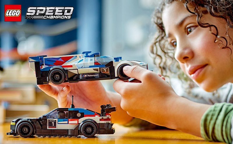 Lego Auto da corsa BMW M4 GT3 e BMW M Hybrid V8 76922