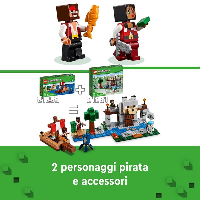 Lego® Il Viaggio Del Galeone Dei Pirati- 21259