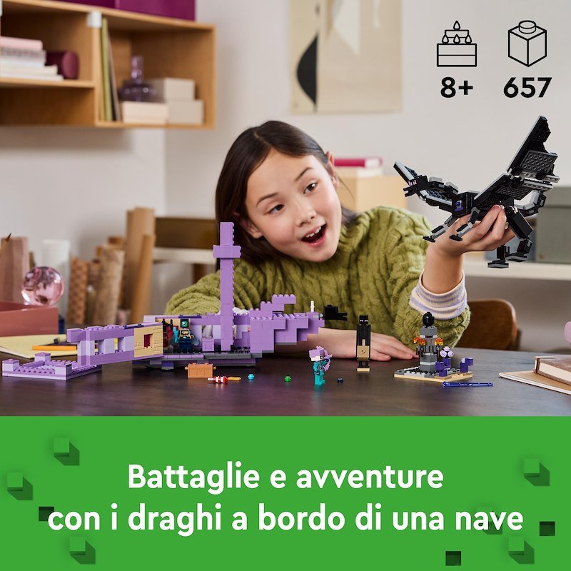 Lego® L'Endrago E La Nave Dell'End - 21264