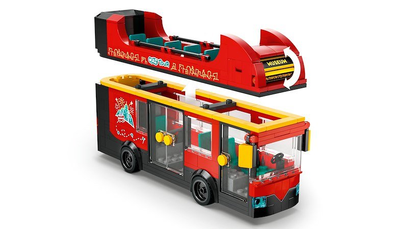 Lego® Autobus Turistico Rosso A 2 Piani - 60407