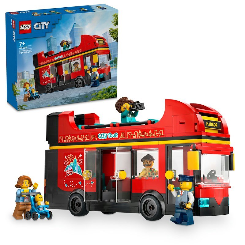 Lego® Autobus Turistico Rosso A 2 Piani - 60407