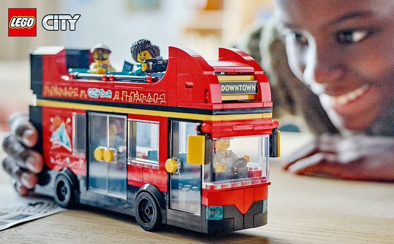 Lego® Autobus Turistico Rosso A 2 Piani - 60407