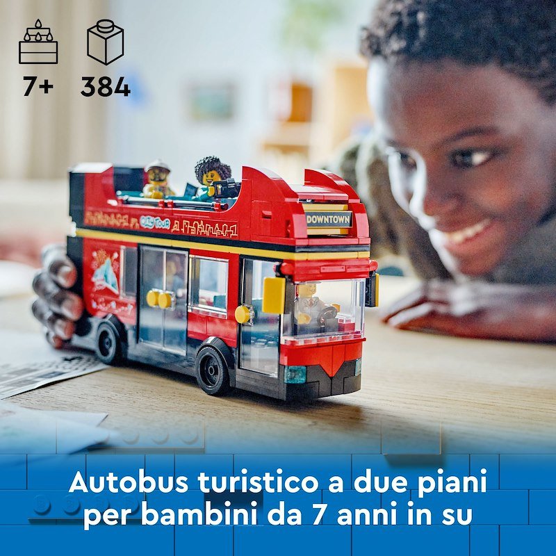 Lego® Autobus Turistico Rosso A 2 Piani - 60407