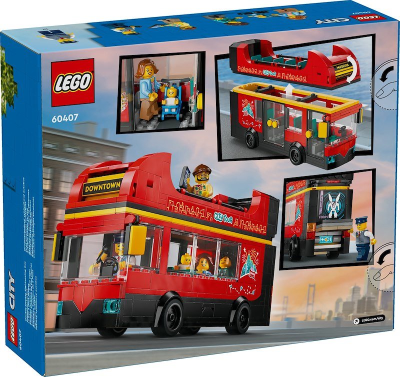 Lego® Autobus Turistico Rosso A 2 Piani - 60407