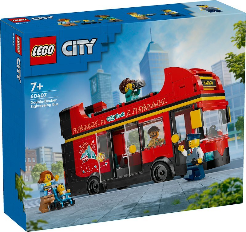 Lego® Autobus Turistico Rosso A 2 Piani - 60407