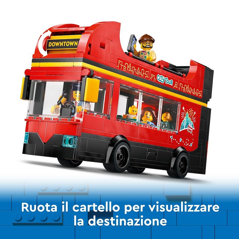 Lego® Autobus Turistico Rosso A 2 Piani - 60407