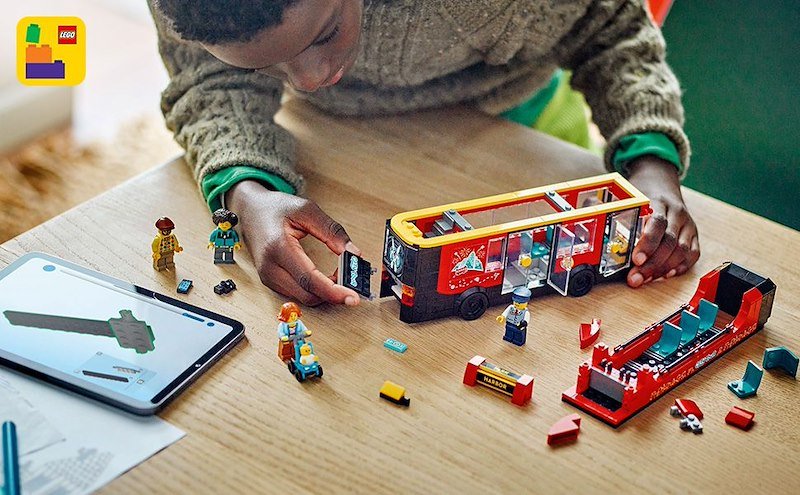 Lego® Autobus Turistico Rosso A 2 Piani - 60407