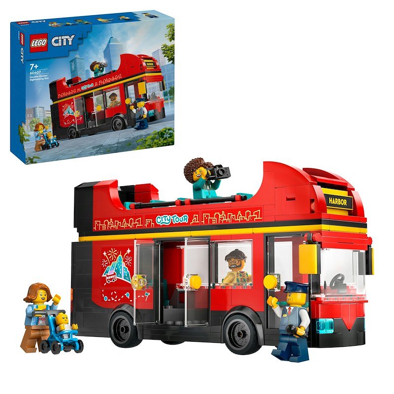 Lego® Autobus Turistico Rosso A 2 Piani - 60407