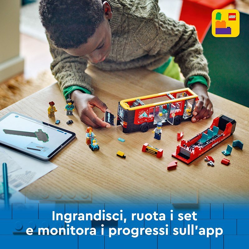 Lego® Autobus Turistico Rosso A 2 Piani - 60407