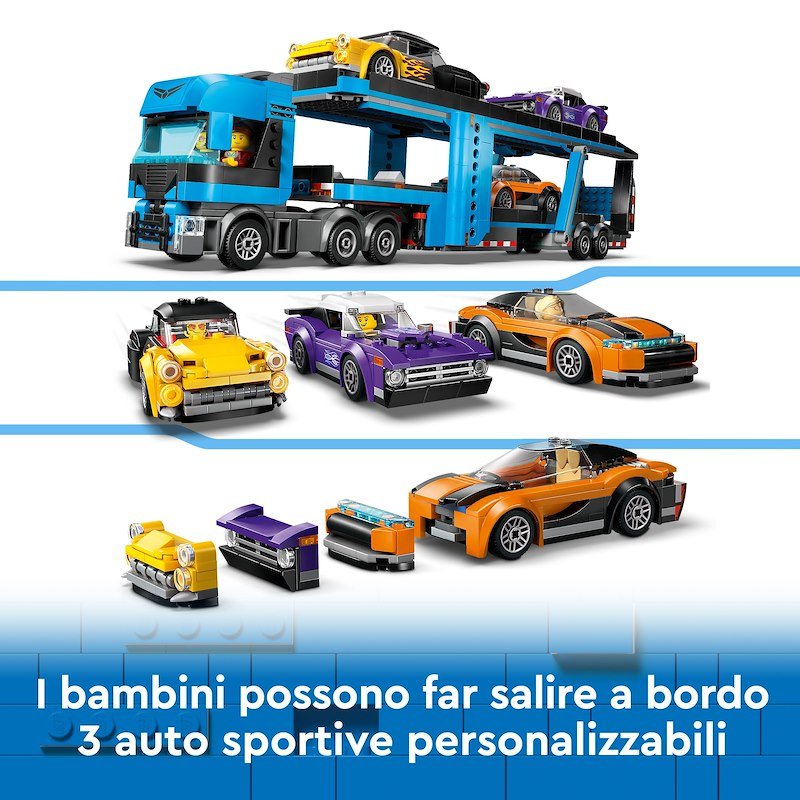 Lego Camion Trasportatore Con Auto Sportive - 60408