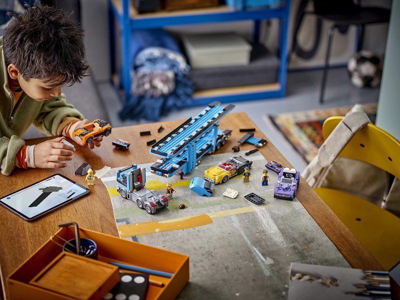 Lego Camion Trasportatore Con Auto Sportive - 60408