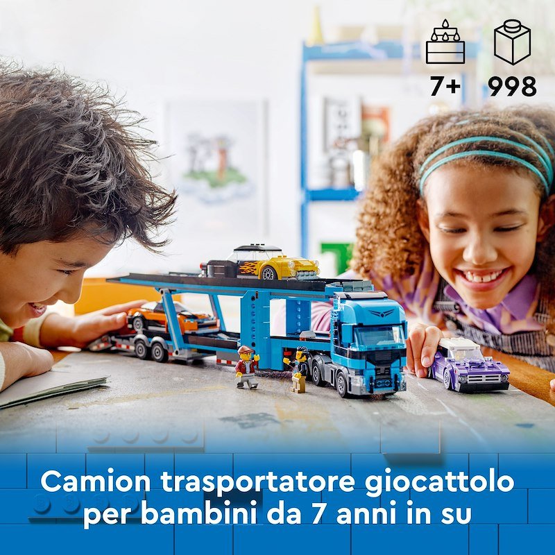 Lego Camion Trasportatore Con Auto Sportive - 60408
