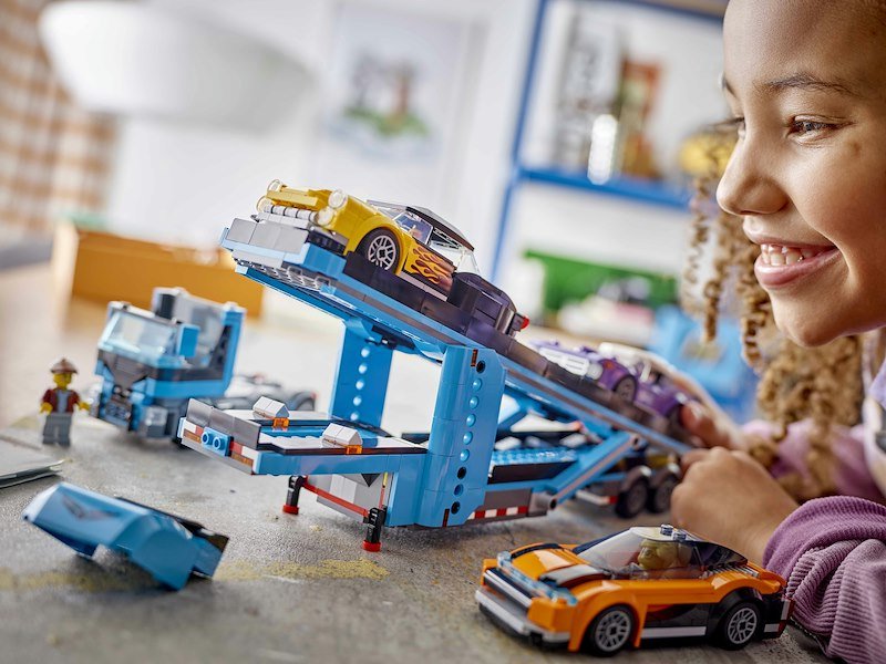 Lego Camion Trasportatore Con Auto Sportive - 60408