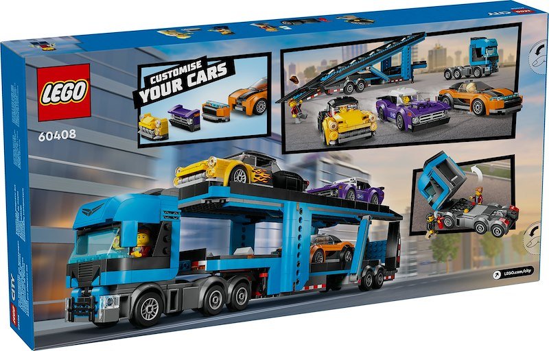 Lego Camion Trasportatore Con Auto Sportive - 60408