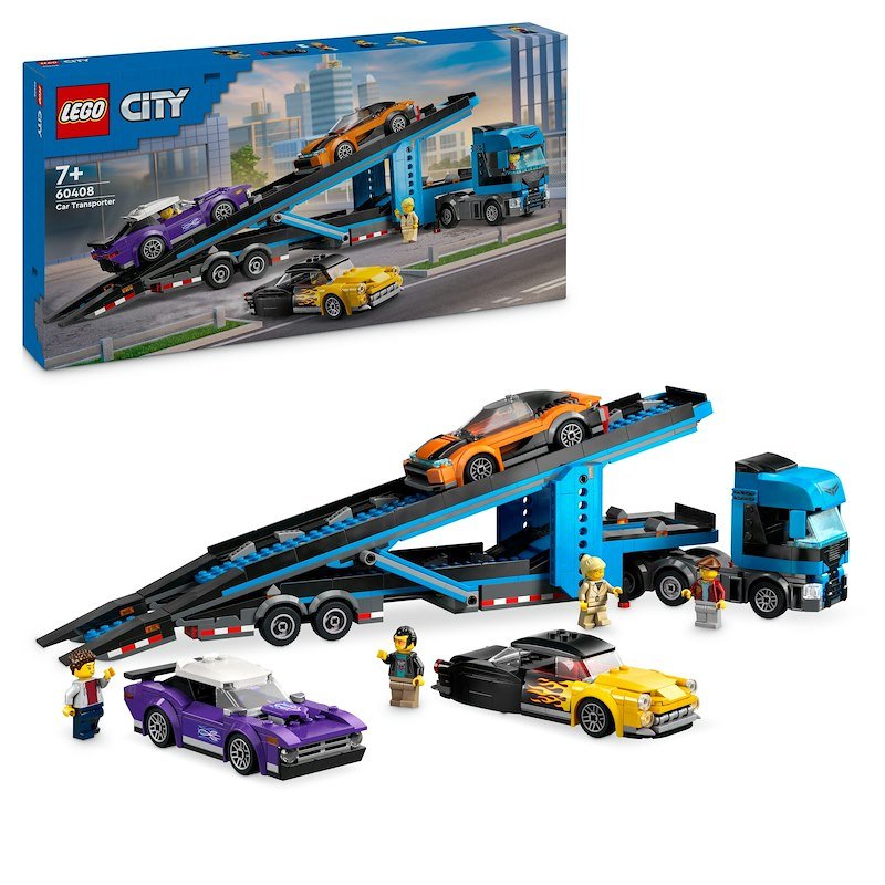 Lego Camion Trasportatore Con Auto Sportive - 60408