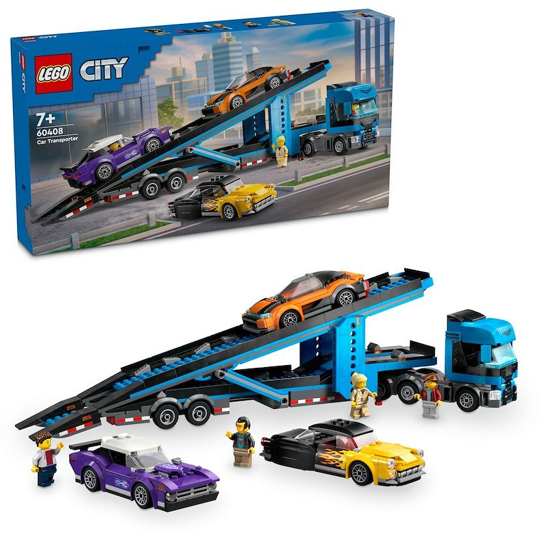 Lego Camion Trasportatore Con Auto Sportive - 60408