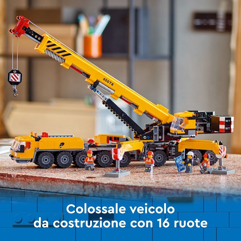 Lego Gru Da Cantiere Mobile Gialla - 60409