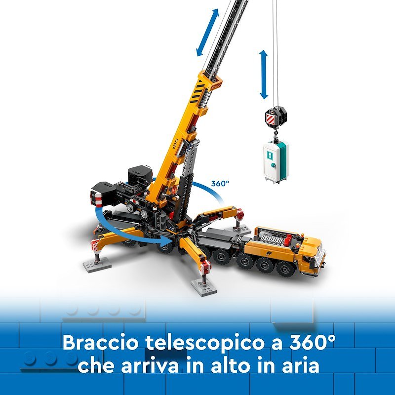 Lego Gru Da Cantiere Mobile Gialla - 60409
