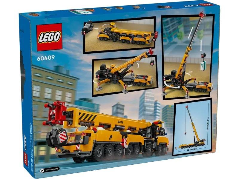 Lego Gru Da Cantiere Mobile Gialla - 60409