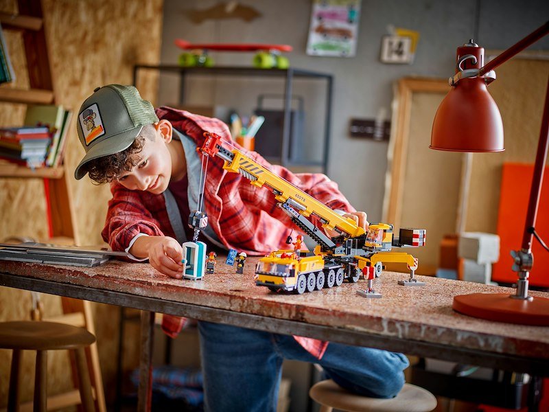 Lego Gru Da Cantiere Mobile Gialla - 60409