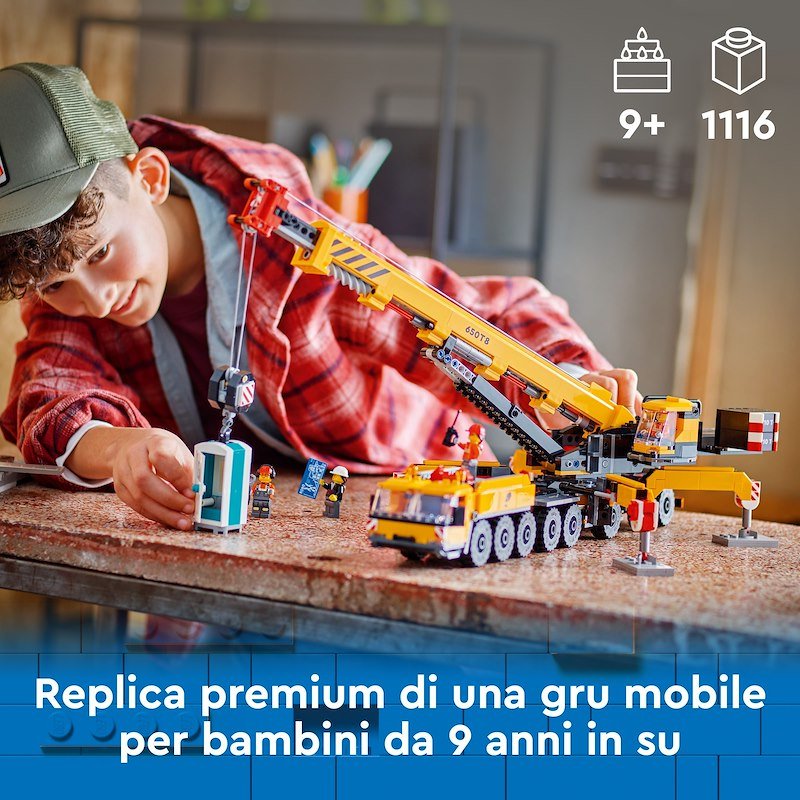 Lego Gru Da Cantiere Mobile Gialla - 60409