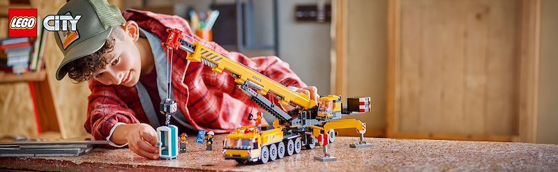 Lego Gru Da Cantiere Mobile Gialla - 60409