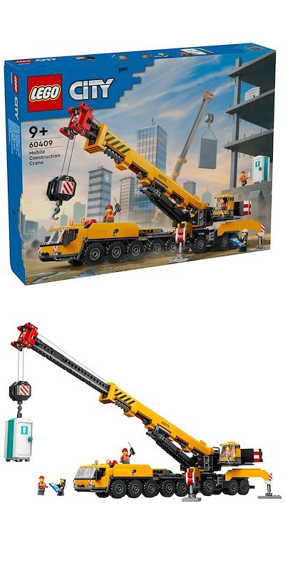 Lego Gru Da Cantiere Mobile Gialla - 60409