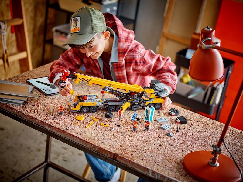 Lego Gru Da Cantiere Mobile Gialla - 60409