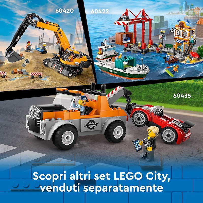 Lego Gru Da Cantiere Mobile Gialla - 60409