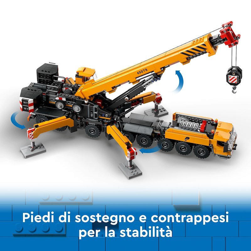 Lego Gru Da Cantiere Mobile Gialla - 60409