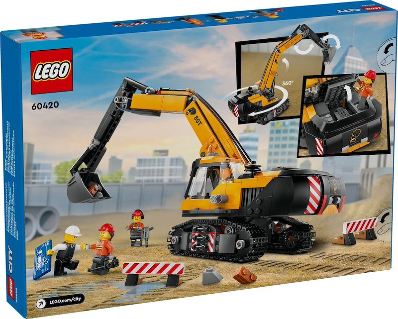 Lego Escavatore Da Cantiere - 60420