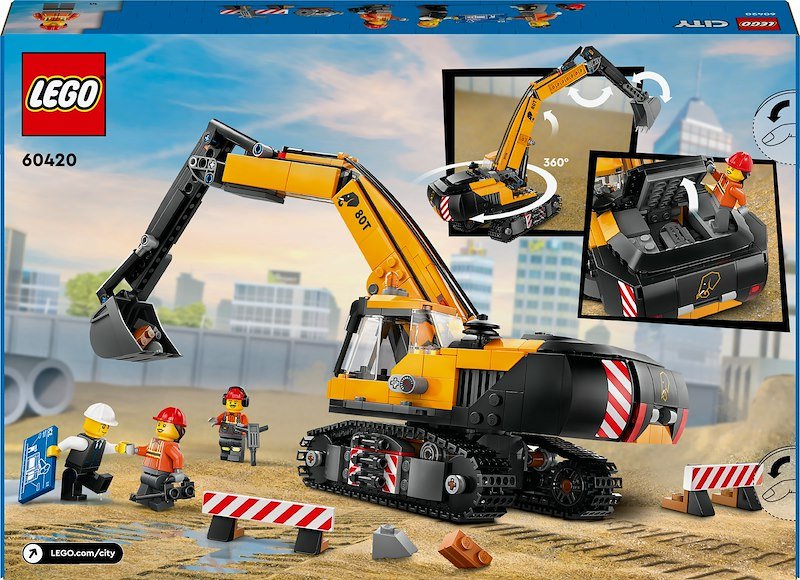 Lego Escavatore Da Cantiere - 60420