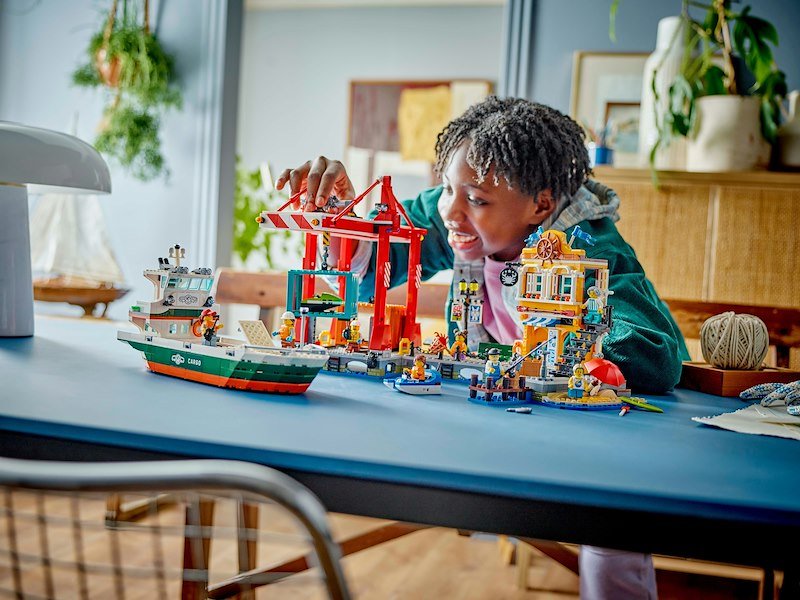 Lego Porto E Nave Merci - 60422